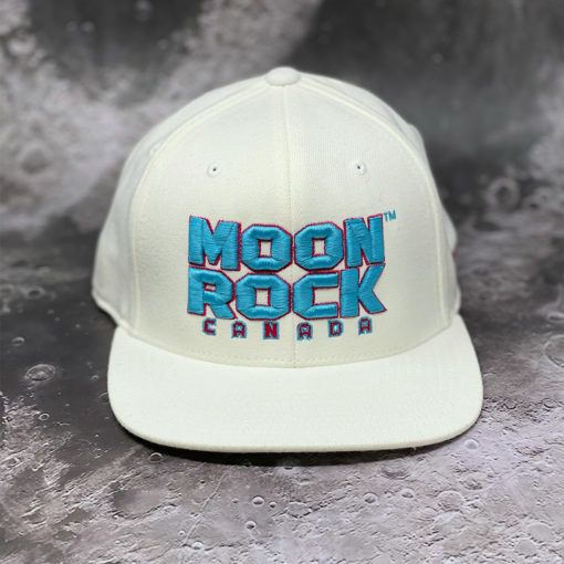 White Moonrock Snapback Hat